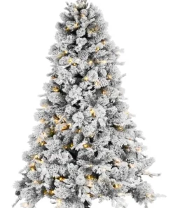 Bizzotto Alberi Natale Con Luci>ALBERO ARVES INNEVATO H240-2513RAMI 450L