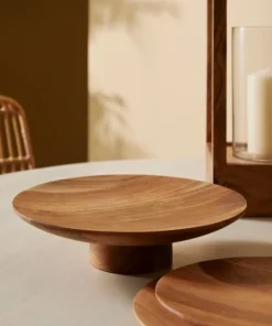Bizzotto Vassoi E Centro Tavola>ALZATA DECORATIVA AIMI LEGNO NATURALE H7