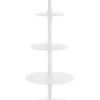Bizzotto Vassoi E Centro Tavola>ALZATA 4P DECORATIVA MALLET BIANCO H123