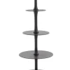 Bizzotto Vassoi E Centro Tavola>ALZATA 4P DECORATIVA MALLET NERO H123