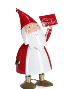 Bizzotto Oggettistica>BABBO CLAUS STAND MERRY XMAS H19