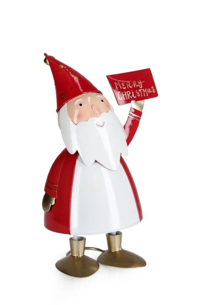 Bizzotto Oggettistica>BABBO CLAUS STAND MERRY XMAS H19