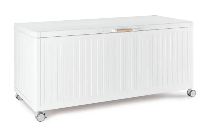 Bizzotto Carrelli E Bauli>BAULE P.CUSC. C-RUOTE OCEAN BIANCO