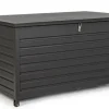 Bizzotto Carrelli E Bauli>BAULE PORTA CUSCINI LARGE CON RUOTE ANTRACITE YK13 - ATLANTIC