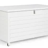 Bizzotto Carrelli E Bauli>BAULE PORTA CUSCINI SMALL CON RUOTE BIANCO YK11 - ATLANTIC