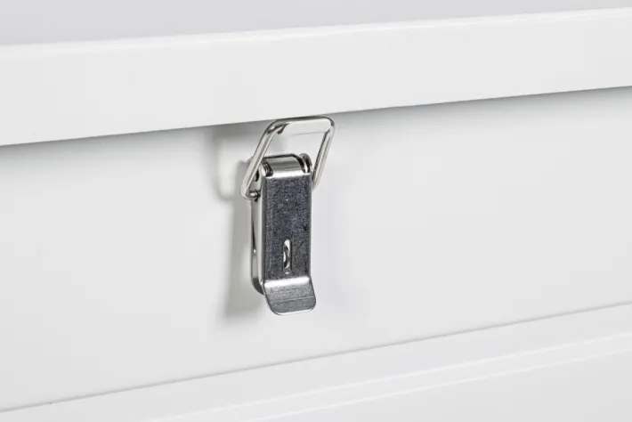 Bizzotto Carrelli E Bauli>BAULE PORTA CUSCINI SMALL CON RUOTE BIANCO YK11 - ATLANTIC