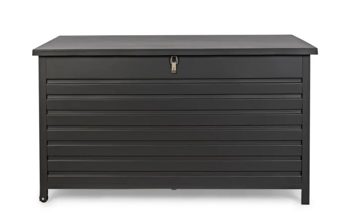 Bizzotto Carrelli E Bauli>BAULE PORTA CUSCINI SMALL CON RUOTE ANTRACITE YK13 - ATLANTIC