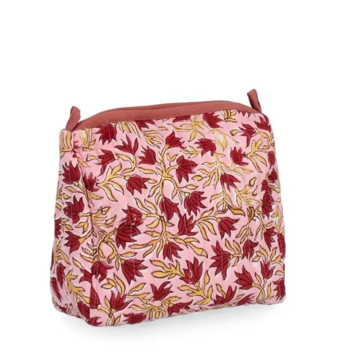 Bizzotto Accessori In Tessuto>BEAUTYCASE CLOTHILDE RETT ROSA 21X17