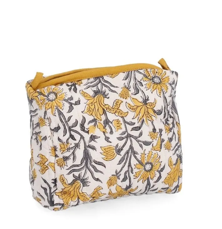 Bizzotto Accessori In Tessuto>BEAUTYCASE GABRIELLE RETT GIALLO 21X17