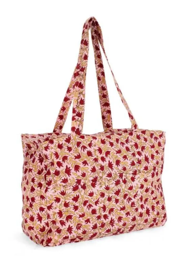 Bizzotto Accessori In Tessuto>BORSA MARE CLOTHILDE ROSA 50X37