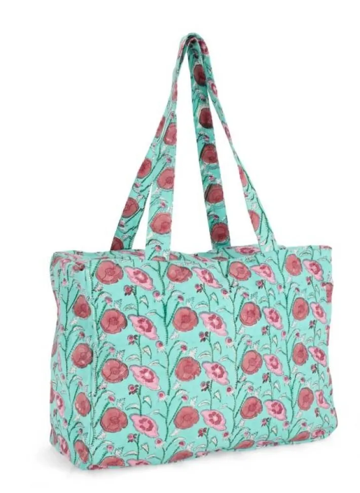 Bizzotto Accessori In Tessuto>BORSA MARE EMELIE VERDE SME 50X37