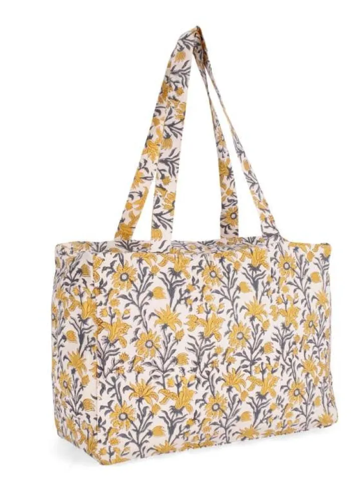 Bizzotto Accessori In Tessuto>BORSA MARE GABRIELLE GIALLO 50X37