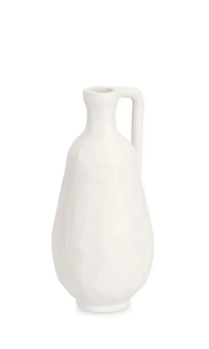 Bizzotto Coprivasi>BOTTIGLIA DECORATIVA HISAR BIANCO H23