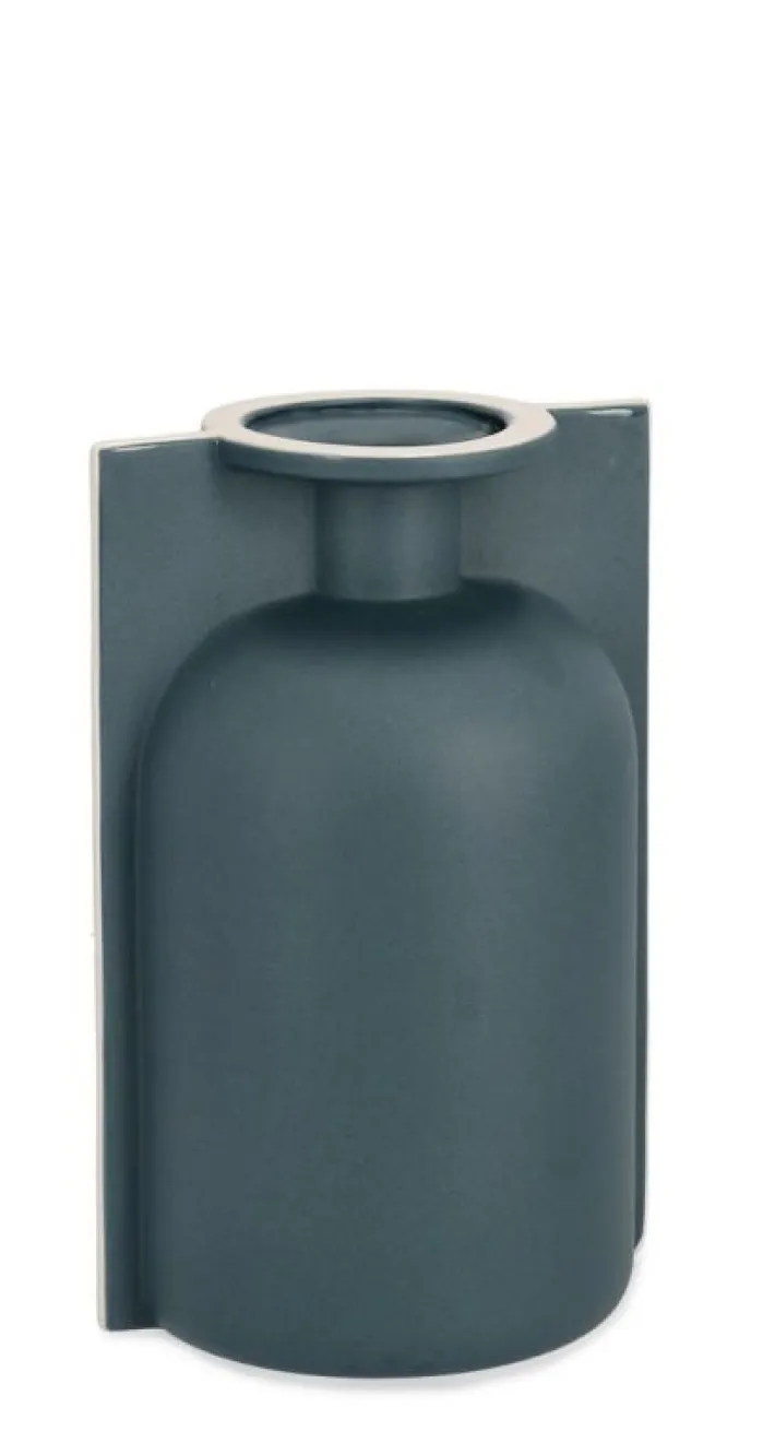 Bizzotto Vasi>BOTTIGLIA DECORATIVA IZUMO BLU H25
