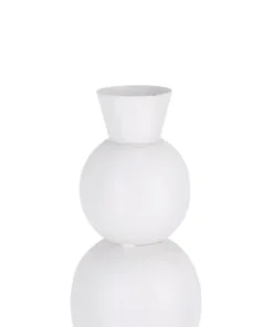 Bizzotto Coprivasi>BOTTIGLIA DECORATIVA RIDHI BIANCO H32,5