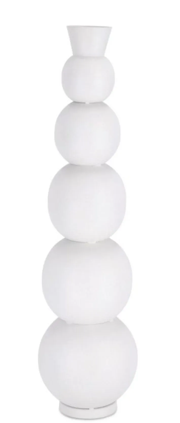 Bizzotto Coprivasi>BOTTIGLIA DECORATIVA RIDHI BIANCO H76