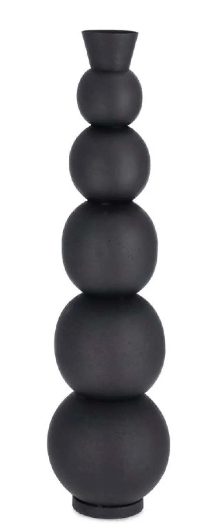 Bizzotto Coprivasi>BOTTIGLIA DECORATIVA RIDHI NERO H76