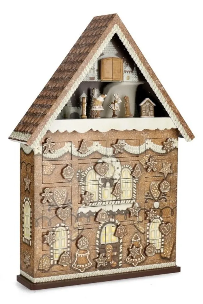 Bizzotto Oggettistica>CALENDARIO AVVENTO JOLEEN CASA H61,5