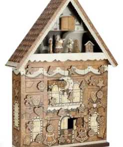 Bizzotto Oggettistica>CALENDARIO AVVENTO JOLEEN CASA H61,5