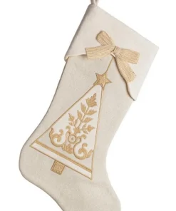 Bizzotto Oggettistica>CALZA JOYFUL BEIGE-ORO 45X28