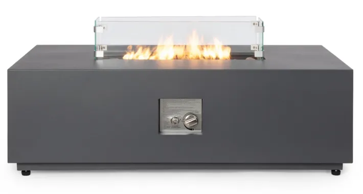 Bizzotto Bracieri A Gas>CAMINO A GAS WOLKE GRIGIO SCURO 110X65
