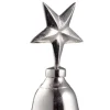 Bizzotto Oggettistica>CAMPANA GLOWER STELLA ARGENTO