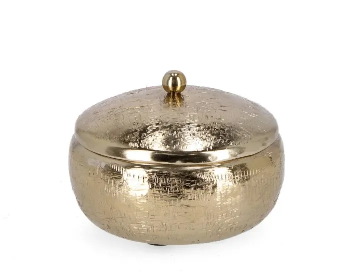 Bizzotto Candele>CANDELA C-COPERCHIO LATHE BOMB ORO D16,5