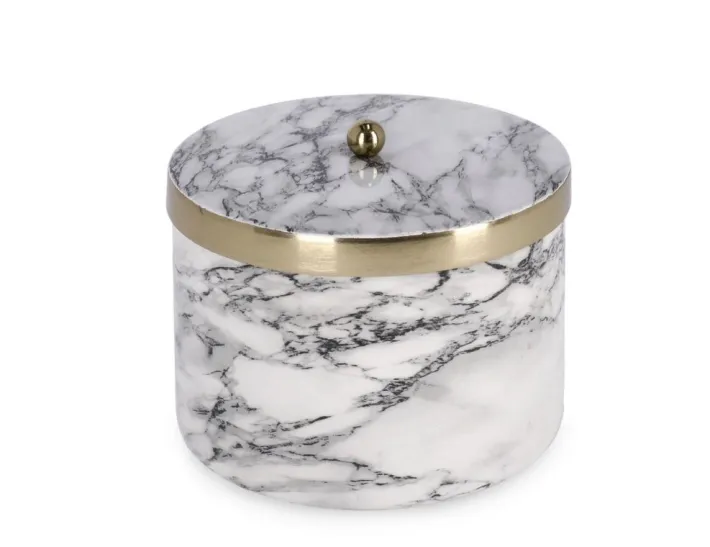 Bizzotto Candele>CANDELA C-COPERCHIO MARSHA BIANCO D13,5