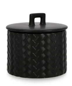 Bizzotto Candele>CANDELA C-COPERCHIO TWINE NERO Ø14,5