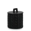 Bizzotto Candele>CANDELA C-COPERCHIO TWINE NERO Ø9,5