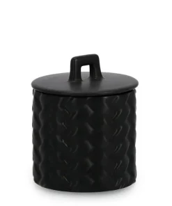 Bizzotto Candele>CANDELA C-COPERCHIO TWINE NERO Ø9,5