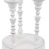 Bizzotto Portacandele>CANDELABRO KYLIE 3F BIANCO C-BASE H18