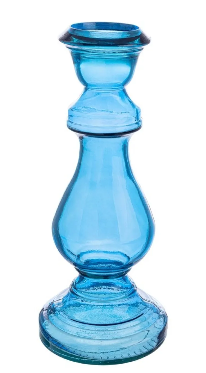 Bizzotto Portacandele>CANDELABRO VT JODY BLU ZAFFIRO H40