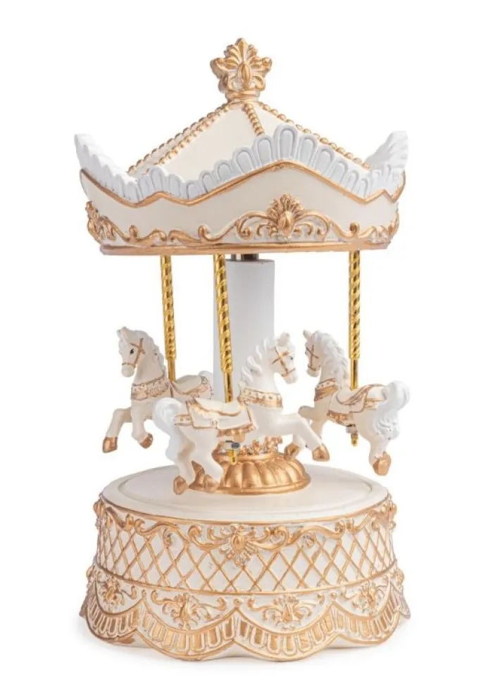 Bizzotto Oggettistica>CARILLON DARLING GIOSTRA BEIGE C-CAVALLI