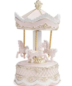 Bizzotto Oggettistica>CARILLON DARLING GIOSTRA ROSA C-CAVALLI
