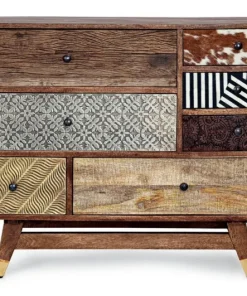 Bizzotto Comò E Cassettiere>CASSETTIERA IN LEGNO - DHAVAL