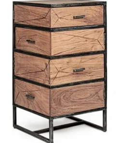 Bizzotto Comò E Cassettiere>CASSETTIERA IN LEGNO - EGON