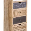 Bizzotto Comò E Cassettiere>CASSETTIERA IN LEGNO - TUDOR