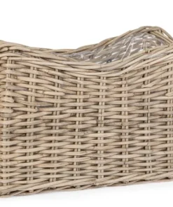 Bizzotto Ceste Decorative>CESTA HARIS RETT GRIGIO 100X65H