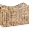 Bizzotto Ceste Decorative>CESTA HARIS RETT NATURALE 100X65H