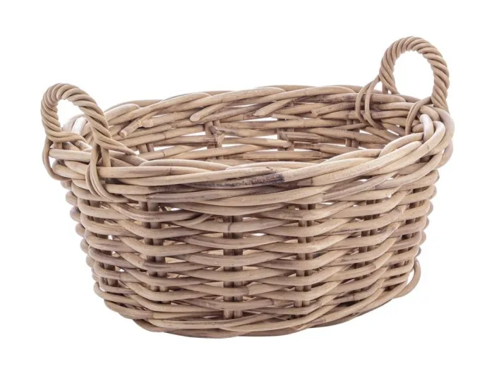 Bizzotto Ceste Decorative>CESTA 2M MALANG OVALE GRIGIO