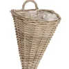 Bizzotto Ceste Decorative>CESTA 1M RANDY CONO GRIGIO H38