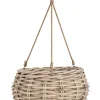 Bizzotto Ceste Decorative>CESTA SOSP. YULIA GRIGIO D60X30H