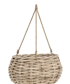 Bizzotto Ceste Decorative>CESTA SOSP. YULIA GRIGIO D60X30H