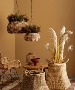 Bizzotto Ceste Decorative>CESTA SOSP. YULIA NATURALE D60X30H