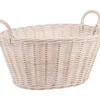 Bizzotto Ceste Decorative>CESTO 2M NARRA OVALE SBIANCATO