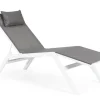 Bizzotto Lettini, Sdraio E Chaise Longue>CHAISE LONGUE IN ALLUMINIO BIANCO JX11 - KRION