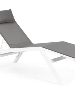 Bizzotto Lettini, Sdraio E Chaise Longue>CHAISE LONGUE IN ALLUMINIO BIANCO JX11 - KRION