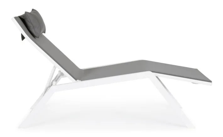 Bizzotto Lettini, Sdraio E Chaise Longue>CHAISE LONGUE IN ALLUMINIO BIANCO JX11 - KRION