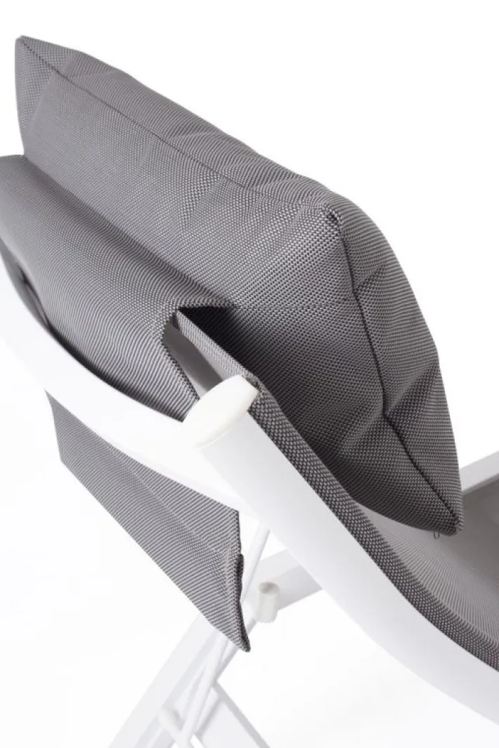 Bizzotto Lettini, Sdraio E Chaise Longue>CHAISE LONGUE IN ALLUMINIO BIANCO JX11 - KRION